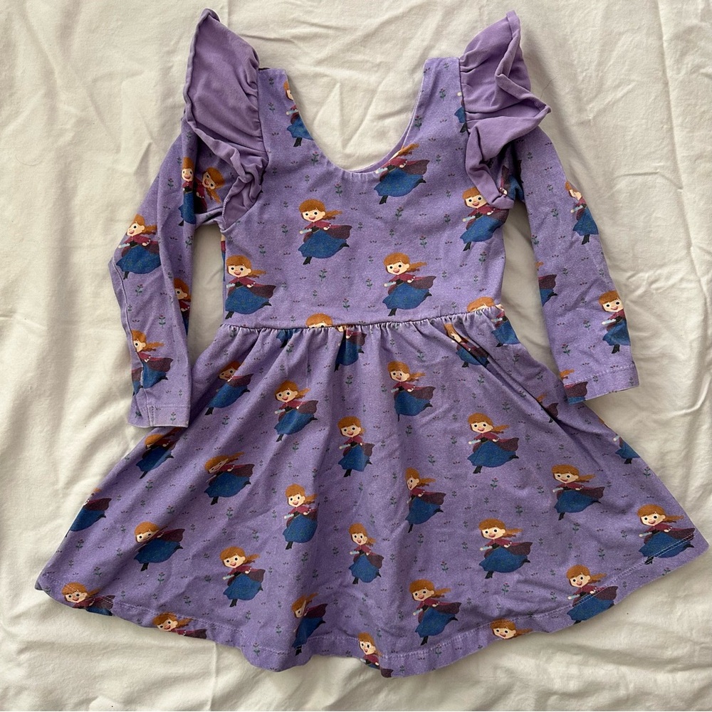 Monica + Andy Disney Anna Frozen Double Ruffle Let’s Dance Dress 3T